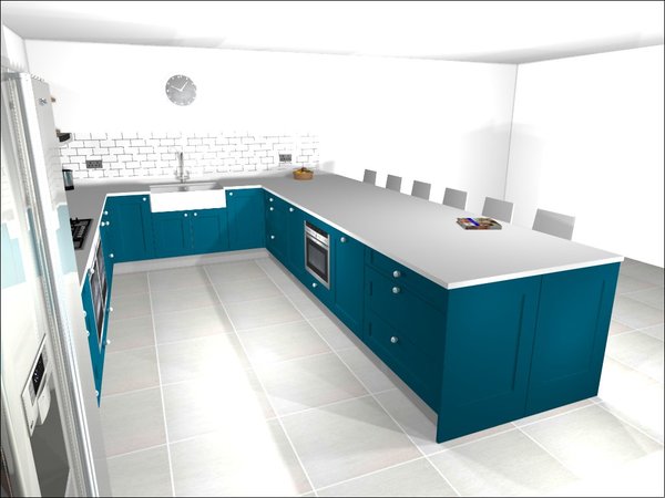 diy kitchens/ how to organise peninsula
