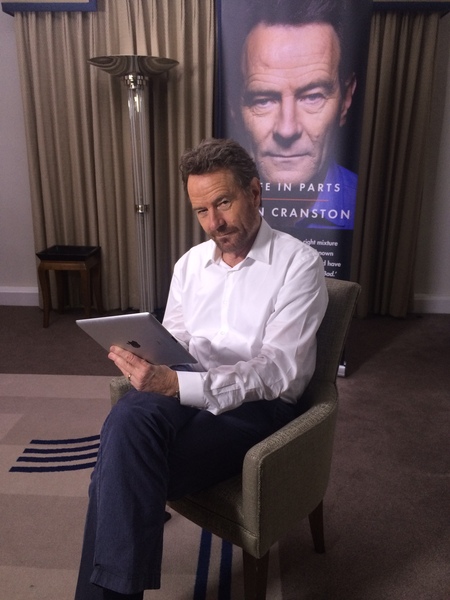 Post a question to BRYAN CRANSTON for chance to win a *signed* copy of his latest book