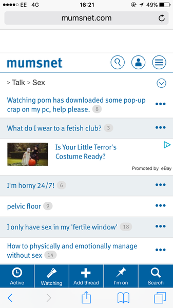 Do you think the targeted ads might have their placement wrong with this one?!