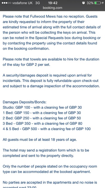 To think room rate should be as advertised