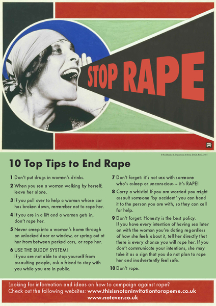 Women should be more careful and stay safe