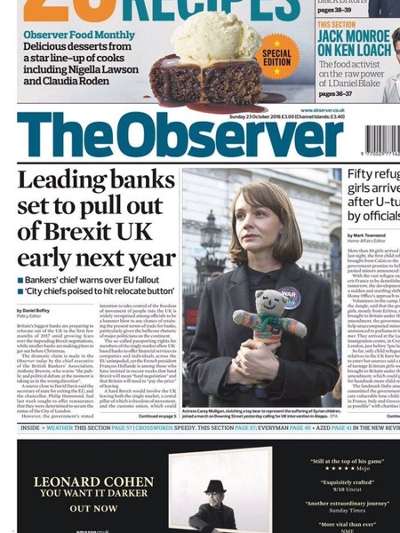 To do a straw poll on whether you're happy with where Brexit is heading?