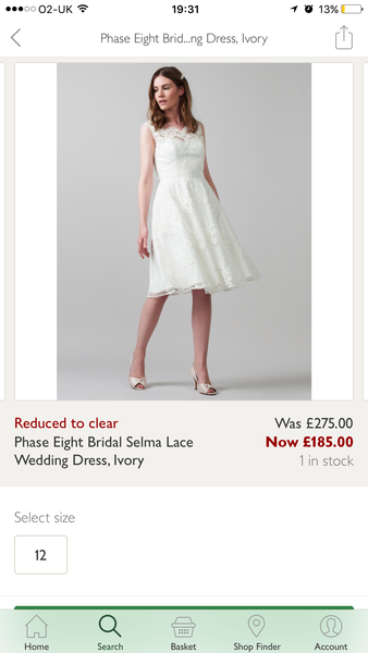 Wedding dress size what to do!