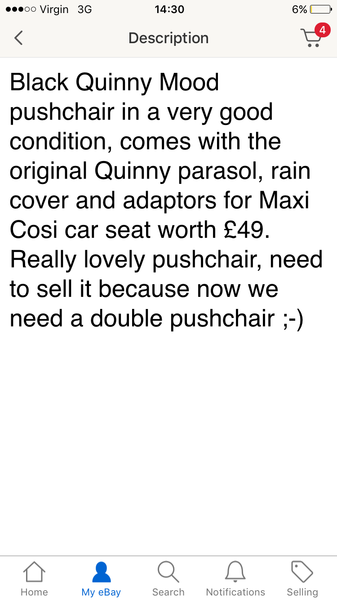 Am I being petty? Second hand pram