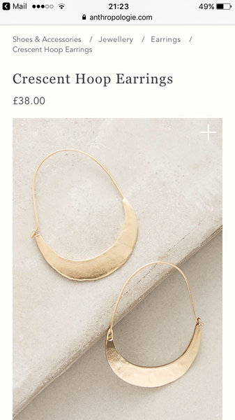 silver hoop earrings?