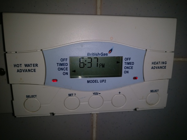 Hot water not very hot
