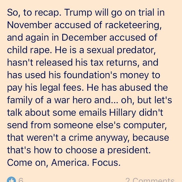 Clinton V Trump - into the final three weeks.
