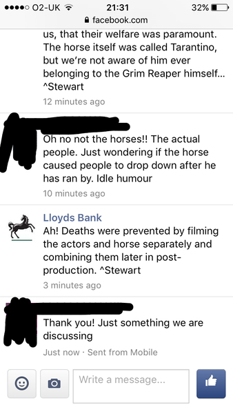 (Posted on behalf of Dh) AIBU to be cross about the Lloyds advert