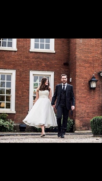 To wear my wedding dress to dinner?