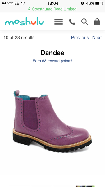 Quick poll - pick your favourite colour boot for four year old girl