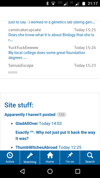 Apparently I haven't posted