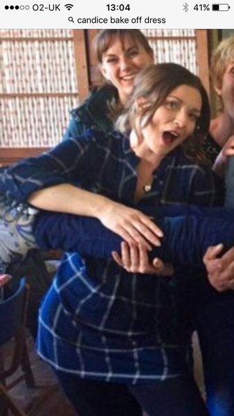 Candice's shirt dress