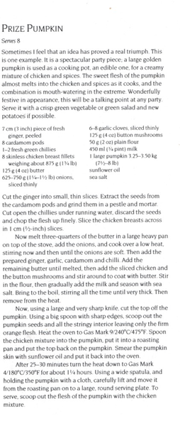 Baked whole stuffed pumpkin - does anyone make this?