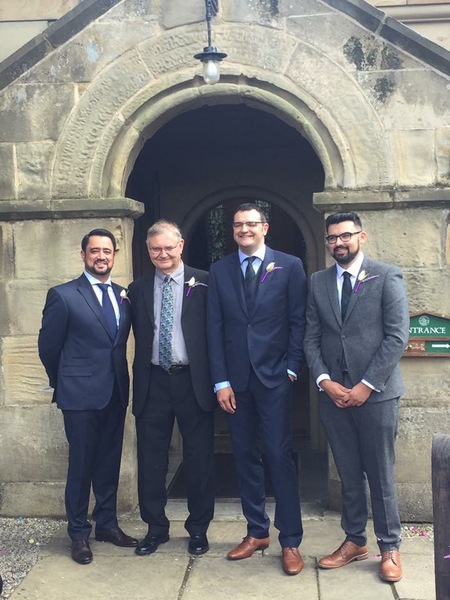 Not to buy the best man a suit?