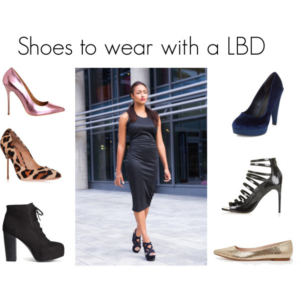 What shoes to wear with LBD to dress it down?