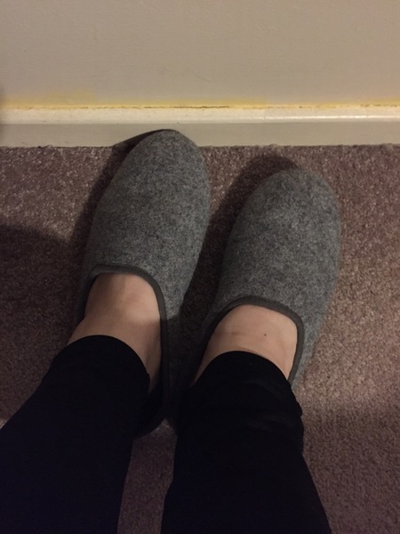 To not get slippers?