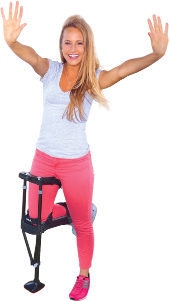 Knee walker for DS in plaster?