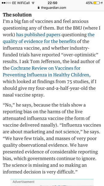 Why are all children being immunised against flu?