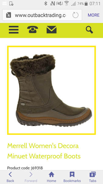 Merrell boots question
