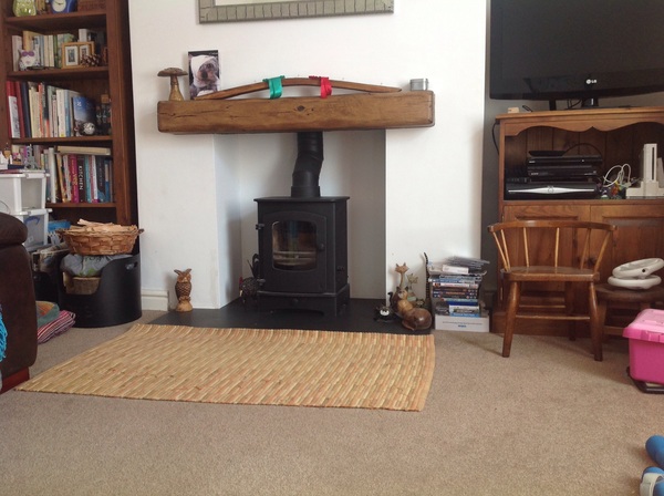 Should we keep this surround for our wood burner?