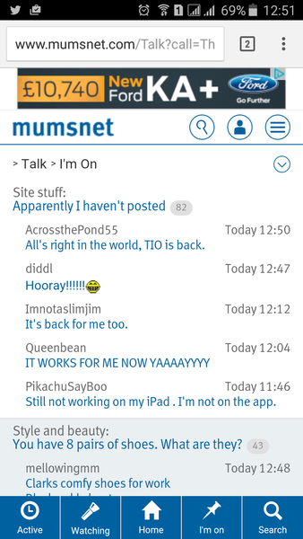 Apparently I haven't posted