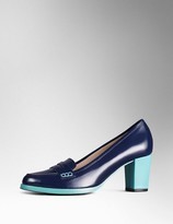 Heeled brogues/loafers