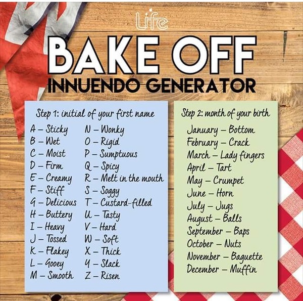 GBBO 2016 Post mortem