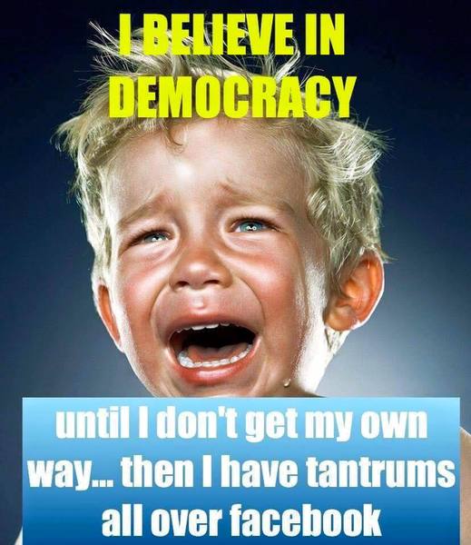 To not have moved on from the referendum result?