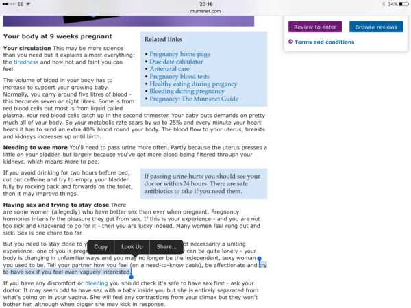 To think this mn pregnancy sex advice is fucking outrageous?