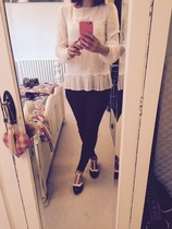 Black and white outfit