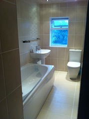 Where to put mosaic tiles - bathroom