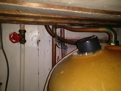 Hot water not very hot