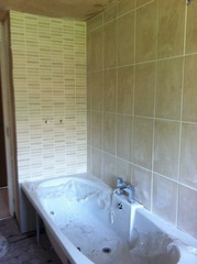 Where to put mosaic tiles - bathroom