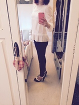 Black and white outfit