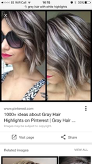 Dying hair grey?