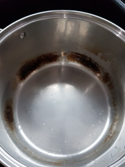Burnt pan