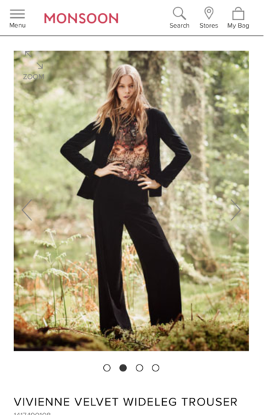 Velvet trousers