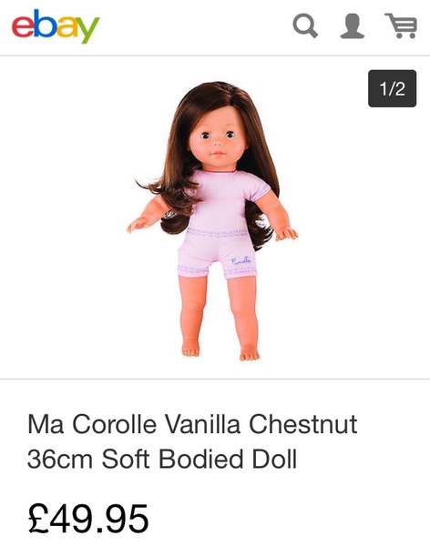 Brunette doll for a nearly 4yo?