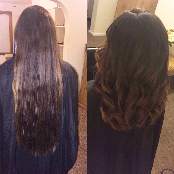 To be really anxious for my first hair cut in a year!