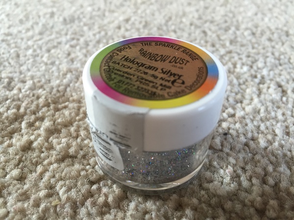 AIBU to serve up a cake that has contact glitter on it instead of edible?