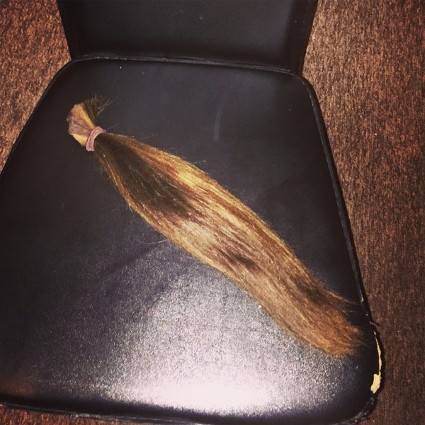 To be really anxious for my first hair cut in a year!