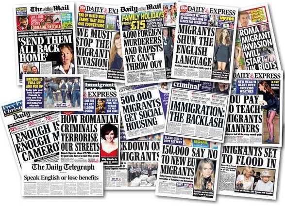 Stop Funding Hate: Campaign against media hate rhetoric (Daily Fail, Sun, Daily Express)