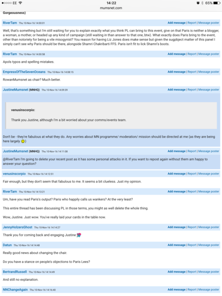 How does this gel with your thread on your moderation policy MNHQ??
