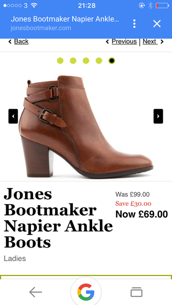 Tan ankle boots