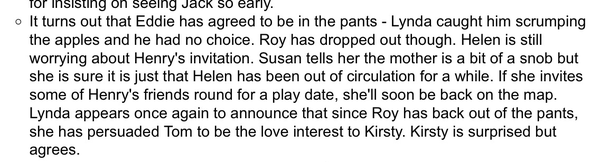 Roy and Kirsty up a tree, K I S S I N G? Swipe right for The Archers thread and enjoy the Ambridge dating scene.