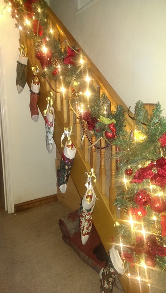 Stockings. No Mantelpiece