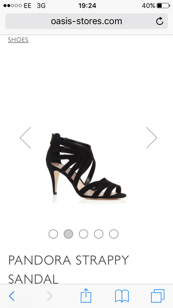 Wanted - comfortable but stylish black party heels?!