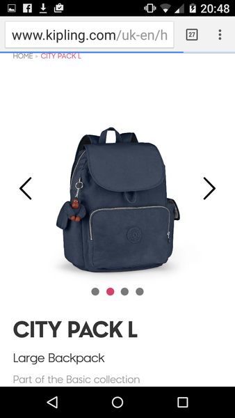 Kipling large backpacks...are they unisex?
