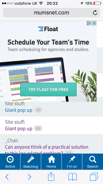 Giant pop up
