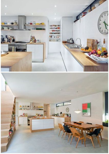 Would you avoid wood grained kitchen units if you have a wooden floor?